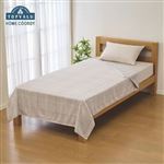 HOME COORDY 速く乾くタオルケット グレージュ シングル