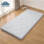 HOME COORDY 腰をしっかり支える敷ふとん グレー セミダブルロング