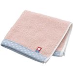HOME COORDY 今治製タオルハンカチ リバーシブルドット（ピンク）25×25cm