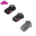 男の子 トップバリュ スクールスニーカーイン3足組（アソート1）サイズ 19～24cm