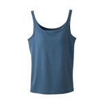 （レディース）ピースフィット SilkyFACT コットン モールドカップ付 タンクトップ（Aアオ）サイズ M ※他サイズは詳細から選択