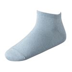 （メンズ）トップバリュ スニーカー丈デオドラントソックス（ウスアオ）サイズ 25～27cm