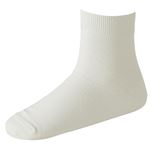 （メンズ）ピースフィット 鹿の子無地ショート丈ソックス 2足組（オフ）サイズ 27～29cm