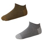 （メンズ）トップバリュ スニーカー丈 丈夫ソックス 2足組（ソノタ1）サイズ 27～29cm