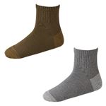 （メンズ）トップバリュ ショート丈 丈夫ソックス 2足組（ソノタ1）サイズ 27～29cm