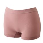 （レディース）Mirai Beauty（ミライビューティ）よくのびーるショーツ ボクサー（ピンク）サイズ 2XL～4XL