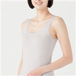 レディース SilkyFACT シームレスタイプ タンクトップ（ウスグレー）サイズ M ※他サイズは詳細から選択