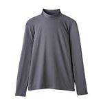 （レディース）ピースフィット SilkyFACT UV対策 長袖ハイネックシャツ（チャコールグレー）サイズ M ※他サイズは詳細から選択