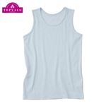 トップバリュ ピースフィットクール コットン タンクトップ（ウスアオ）サイズ 140cm