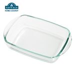 HOME COORDY 耐熱ガラス製レクタン皿