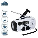 HOME COORDY FM／AM充電ラジオ（ホワイト）HC‐BR861‐WH