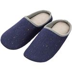 HOME COORDY ネップルームスリッパ（ネイビー）L