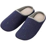 HOME COORDY ネップルームスリッパ（ネイビー）LL