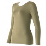 レディース ピースフィット WARM 長袖Tシャツ（コイミドリ）サイズ M ※他サイズは詳細から選択