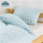 HOME COORDY あたたかまくらカバー（ぽこぽこファー）（ブルーグリーン）43×63cm