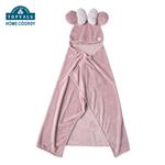 HOME COORDY ディズニー フード付き3WAYポンチョ ミニー（ピンク）