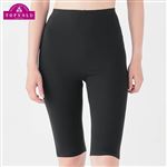 レディース ピースフィット WARM 裏起毛レギンス5分丈（クロ）サイズ M ※他サイズは詳細から選択