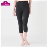 レディース ピースフィット WARM 裏起毛レギンス7分丈（クロ）サイズ M ※他サイズは詳細から選択