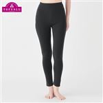 レディース ピースフィット WARM 裏起毛レギンス10分丈（クロ）サイズ M ※他サイズは詳細から選択