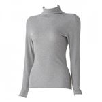 レディース ピースフィット WARM あたたかよくのびーるフィット 長袖タートルネック（Aシロ）サイズ L～XL