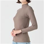 レディース トップバリュ オーガニックコットン リブ 長袖ハイネック（ウスチャ）サイズ M ※他サイズは詳細から選択