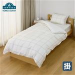 HOME COORDY 綿混プリント掛ふとんカバー（ホワイト1）シングルロング