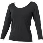 レディース トップバリュ EXセリアント ウェア インナー 8分袖（クロ）サイズ M ※他サイズは詳細から選択