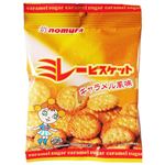 野村煎豆加工店 やっぱりまじめミレービスケット キャラメル風味 70g