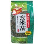 日本茶販売 ファミリーサイズ 玄米茶 400g