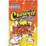 【ペット用】ドギーマンハヤシ ホワイデント Chewell ヤギミルクササミロールツイストミニ 6本