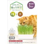 【ペット用】ドギーマンハヤシ おうちで育てる 猫の生野菜 種と土 1セット