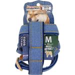 【ペット用】ドギーマンハヤシ Doggys Tailor ドッグハーネス（どうわ）M デニムスタイル 1個