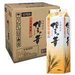 【予約】 【ケース販売】福徳長酒類 博多の華 パック【麦／25度】1800ml×6本 【12月25日～12月29日のお受取り】