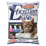 【ペット用】クニミネマーケティング ペレットタイプで飛びちりにくい固まるネコ砂 5L