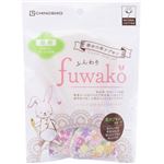 地の塩社 fuwako布ナプキン ブロード花紫 1枚