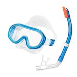 【プール用品】マスクスノーケルセット クリアブルー こども用（4才～9才目安）