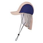 【プール用品】UV対策キャップ タンブルー こども用 50～54cm
