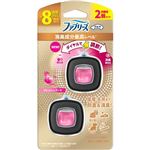 P＆G ファブリーズ 車用 イージークリップ 消臭成分最高レベル フレッシュブーケ 2.5ml×2個