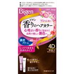 ホーユー ビゲン 香りのヘアカラー クリーム 4D 落ち着いたライトブラウン 1個