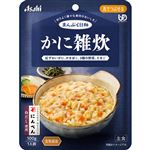 アサヒグループ食品 まんぷく日和 かに雑炊（舌でつぶせる）100g