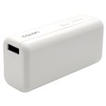 テレホンリース calon 5000mAh モバイルバッテリー ホワイト