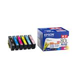 エプソン（EPSON）インクカートリッジ 6色セット IC6CL80L