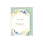 ゼットアンドケイ フラワーグラデーション色紙 ブルー