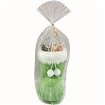 イズミクリエーション ニットブーツ（パステルグリーン）菓子3個入