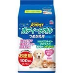 【ペット用】アース・ペット ジョイペット ボディータオル ペット用 つめかえ用 100枚