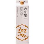 加藤酒造 大吟醸パック【やや辛口／やや淡麗】 1800ml