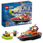 【5歳以上】レゴ（LEGO）シティ 60373 消防レスキューボート