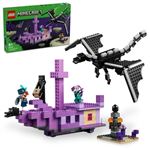 【M1201】【8歳以上】レゴ（LEGO）マインクラフト 21264 エンダー ドラゴンとエンドシップ