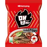 三養ジャパン メップ 黒胡椒牛肉味ラーメン袋 110g