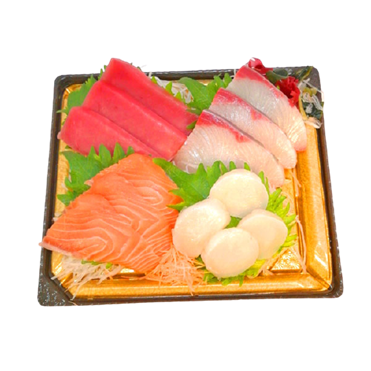 おうちでイオン イオンネットスーパー お刺身盛り合わせ 4点盛 まぐろ ぶり又は はまち サーモン ほたて 1パック